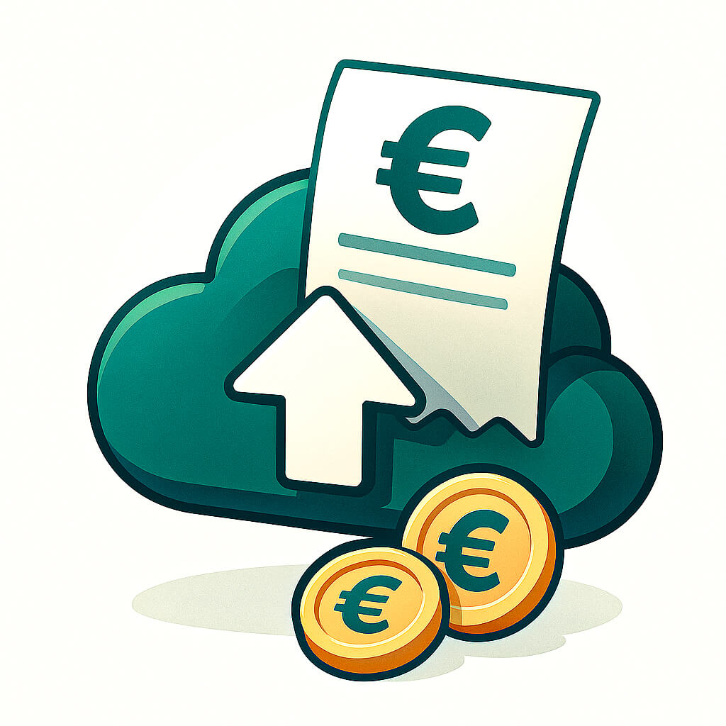 Illustration in Comicstil - Belegupload